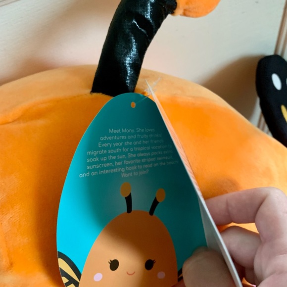SQUISHMALLOWS MONY THE MONARCH BUTTERFLY SET 16-20”& 5” Rare Limited Edition NWT - Picture 13 of 16